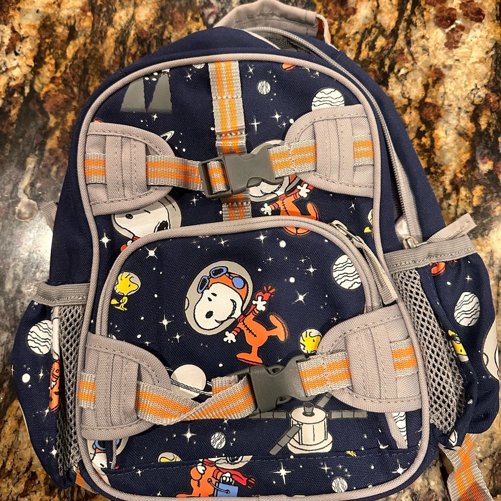 Pottery Barn Kids Snoopy mini backpack